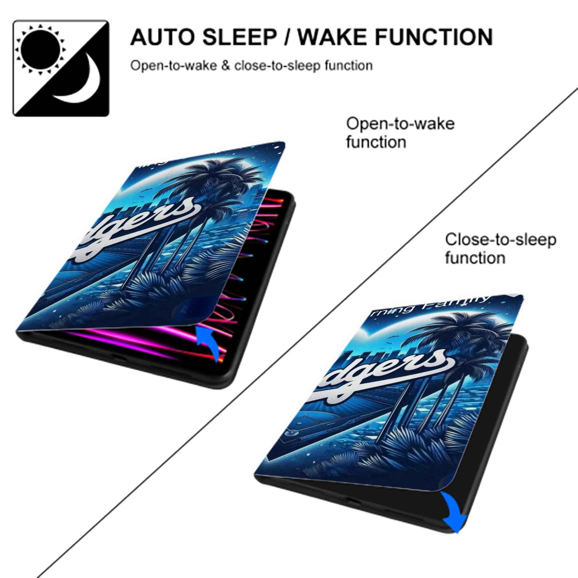  IPad Case Without Pencil Slot – Book-Style Cover With PU Leather & TPU – Slim, Durable, Scratch-Resistant, Full Protection & Easy Access