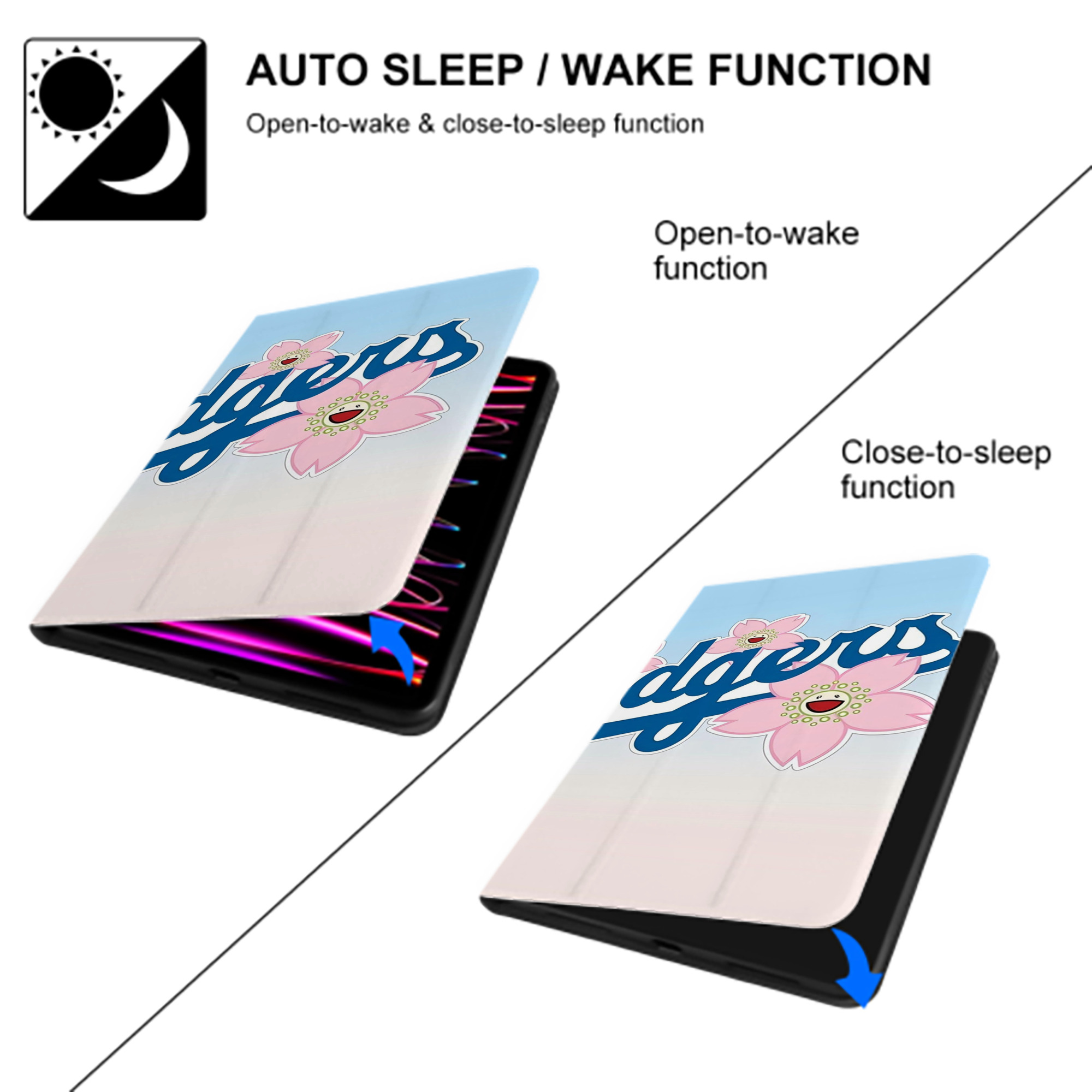  IPad Case Without Pencil Slot – Book-Style Cover With PU Leather & TPU – Slim, Durable, Scratch-Resistant, Full Protection & Easy Access