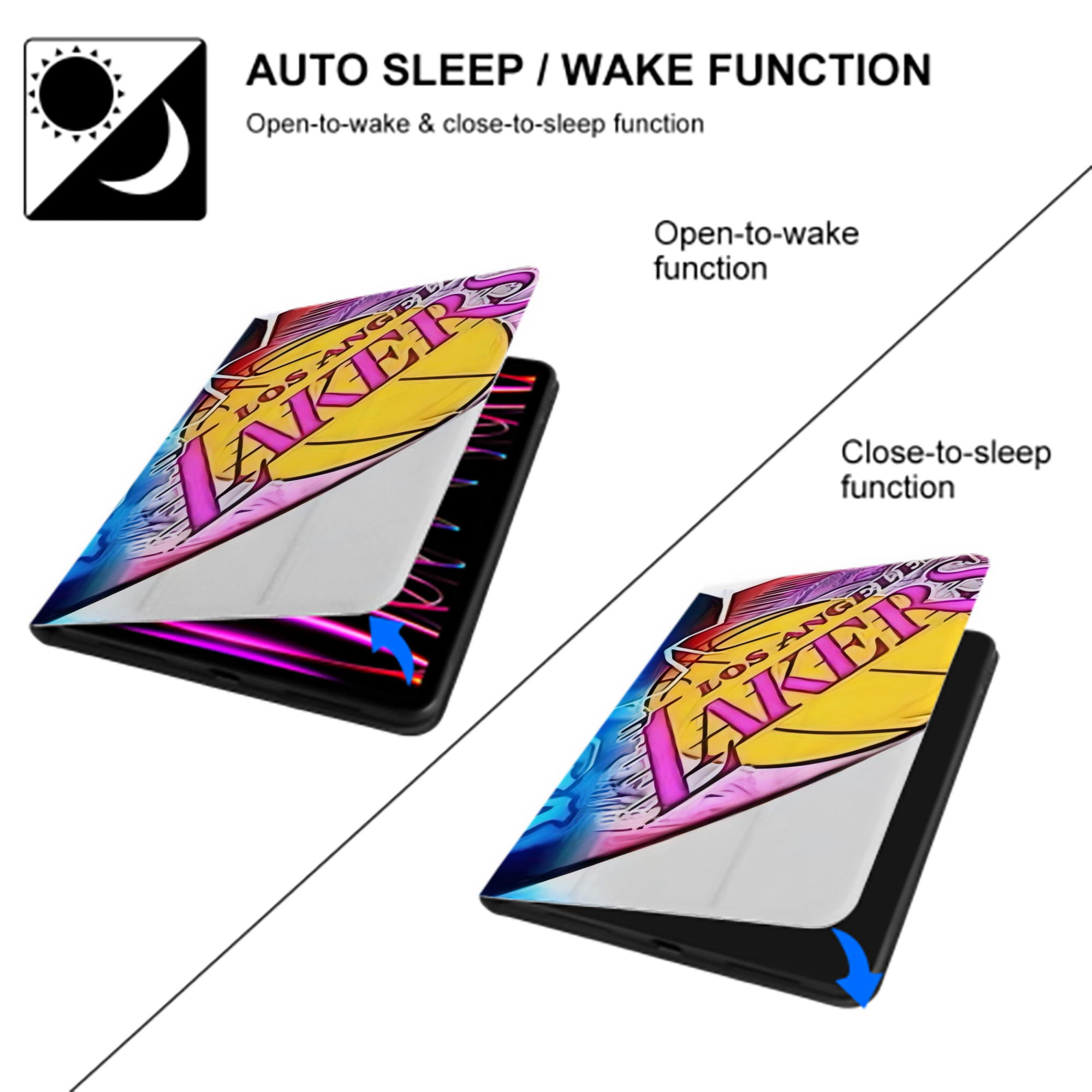  IPad Case Without Pencil Slot – Book-Style Cover With PU Leather & TPU – Slim, Durable, Scratch-Resistant, Full Protection & Easy Access