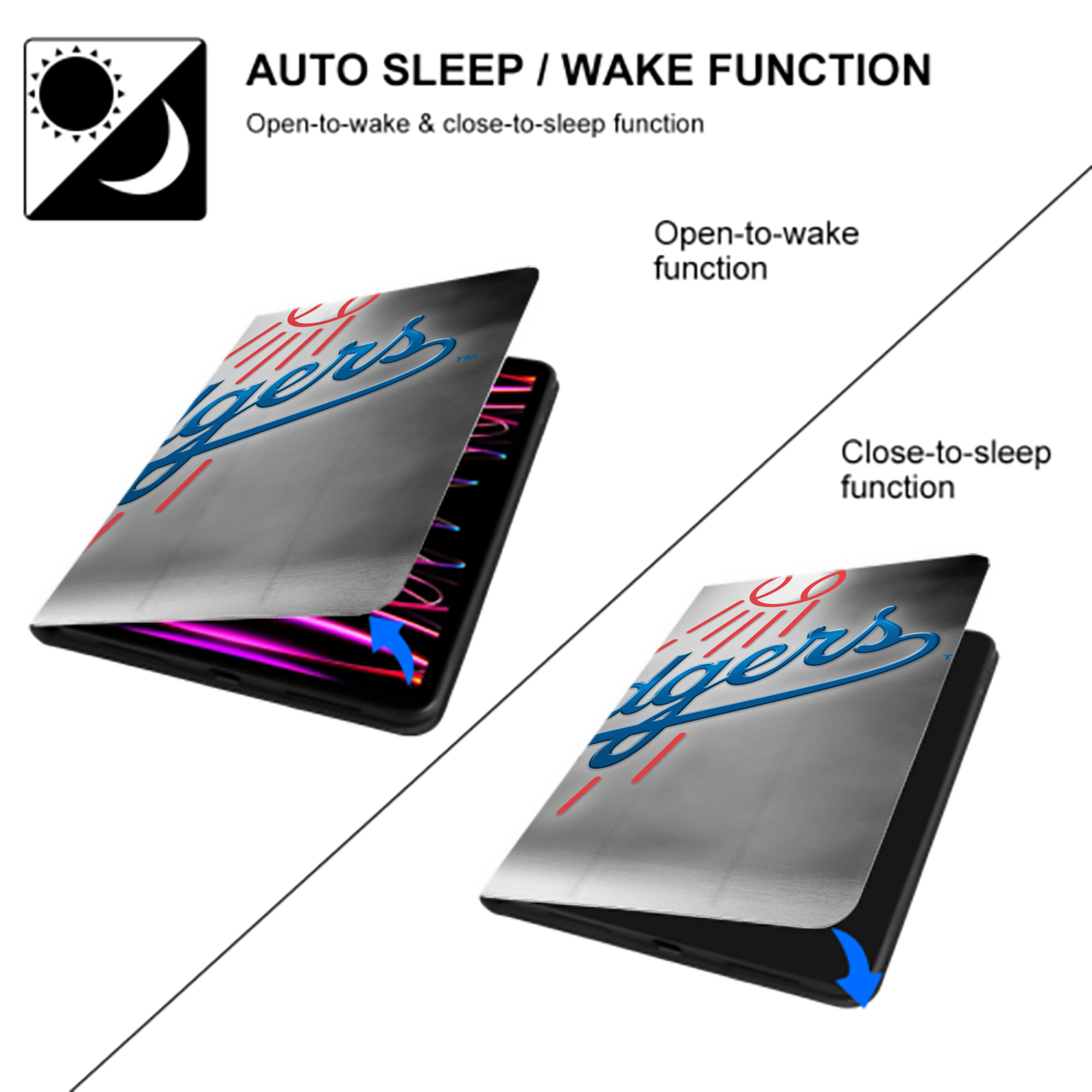  IPad Case Without Pencil Slot – Book-Style Cover With PU Leather & TPU – Slim, Durable, Scratch-Resistant, Full Protection & Easy Access