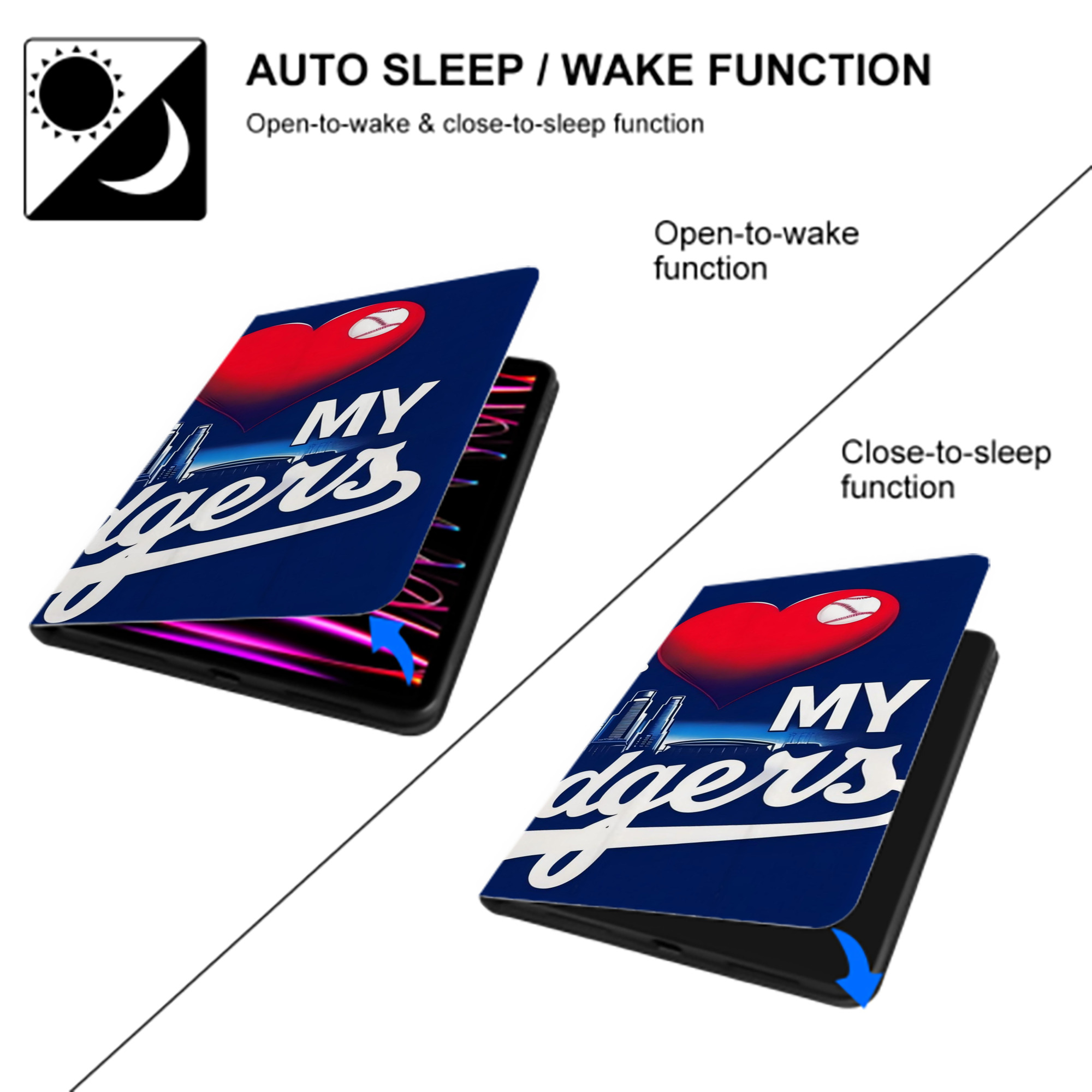  IPad Case Without Pencil Slot – Book-Style Cover With PU Leather & TPU – Slim, Durable, Scratch-Resistant, Full Protection & Easy Access