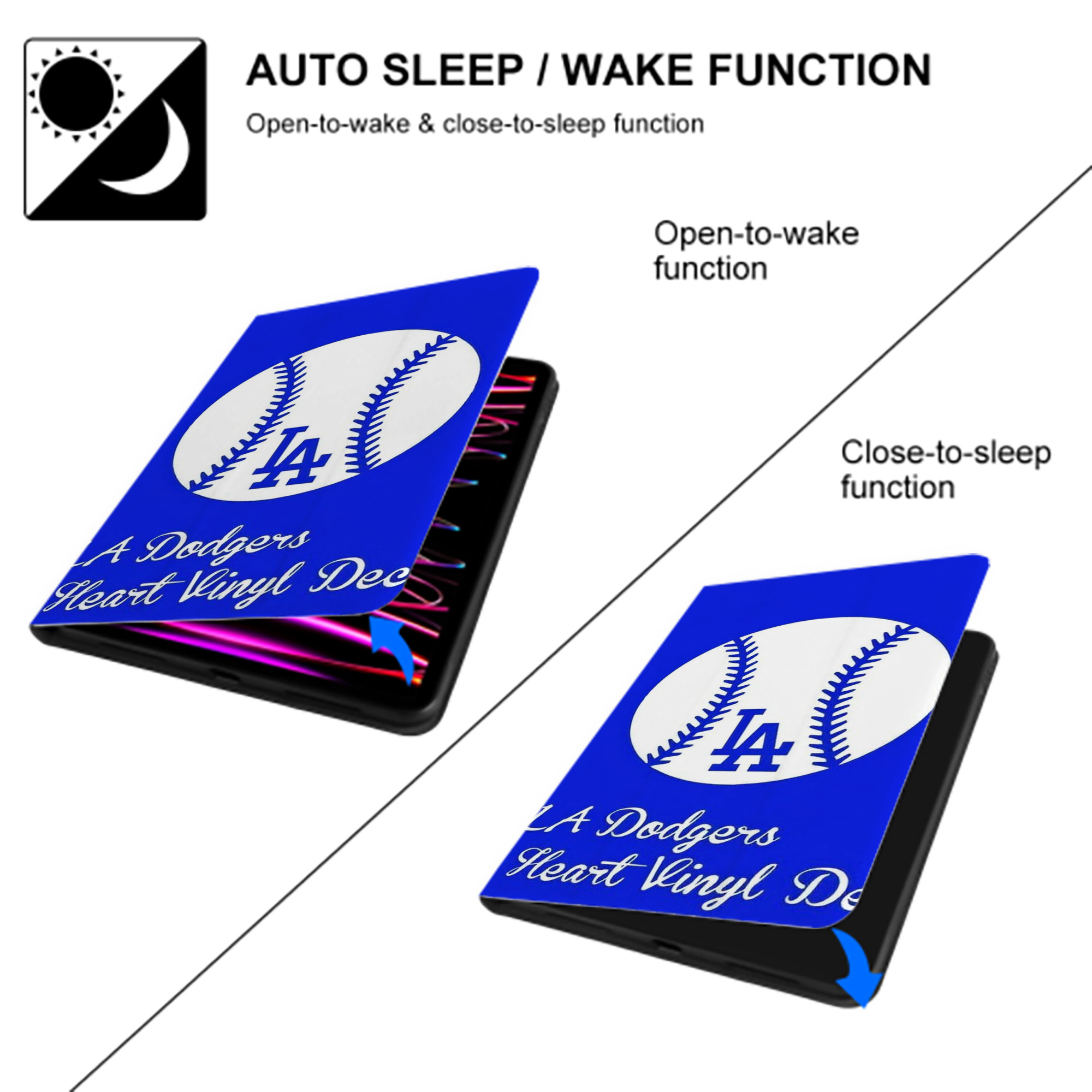  IPad Case Without Pencil Slot – Book-Style Cover With PU Leather & TPU – Slim, Durable, Scratch-Resistant, Full Protection & Easy Access