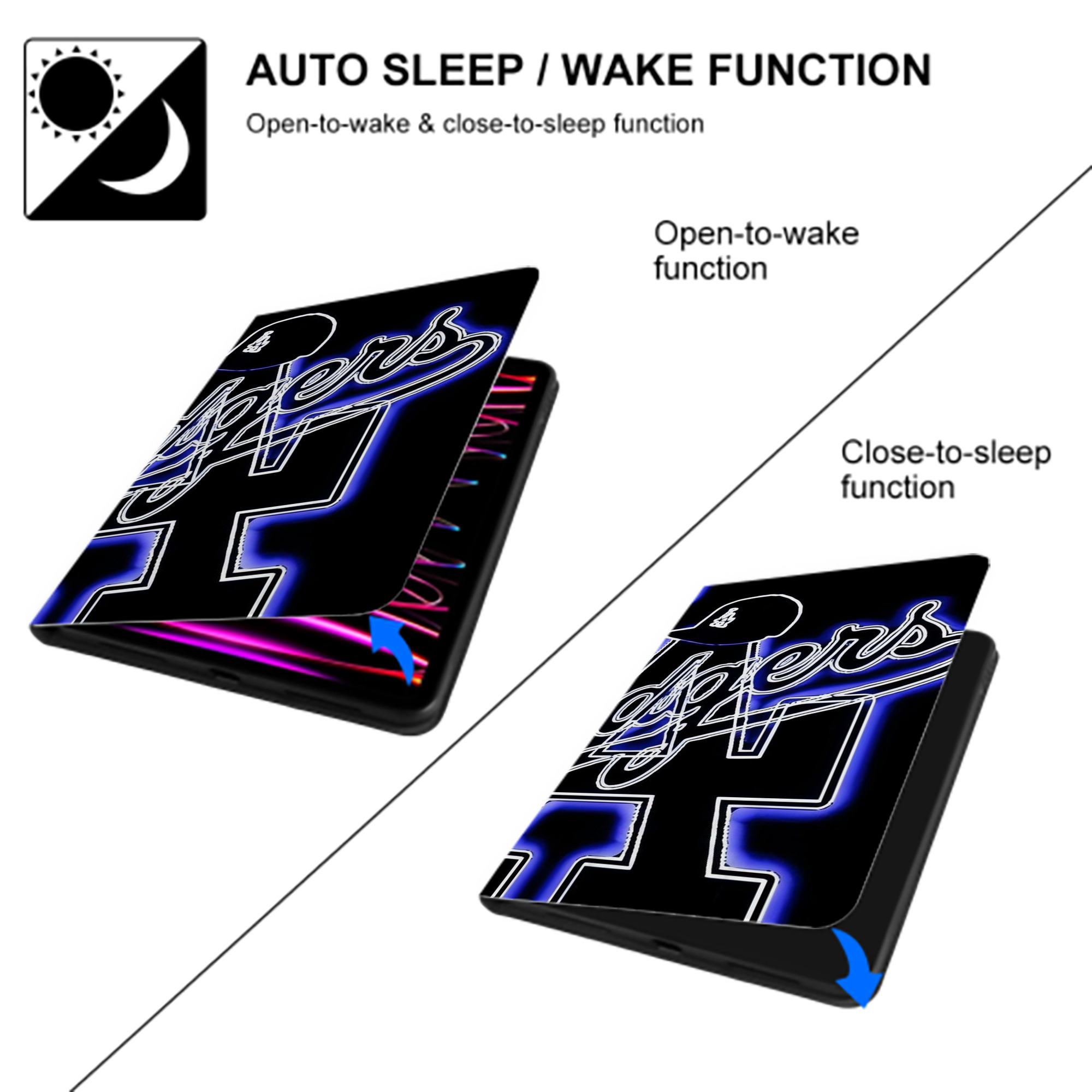  IPad Case Without Pencil Slot – Book-Style Cover With PU Leather & TPU – Slim, Durable, Scratch-Resistant, Full Protection & Easy Access