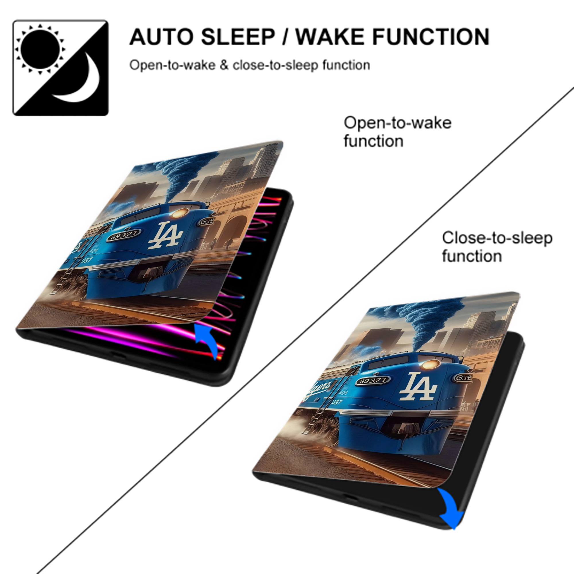  IPad Case Without Pencil Slot – Book-Style Cover With PU Leather & TPU – Slim, Durable, Scratch-Resistant, Full Protection & Easy Access