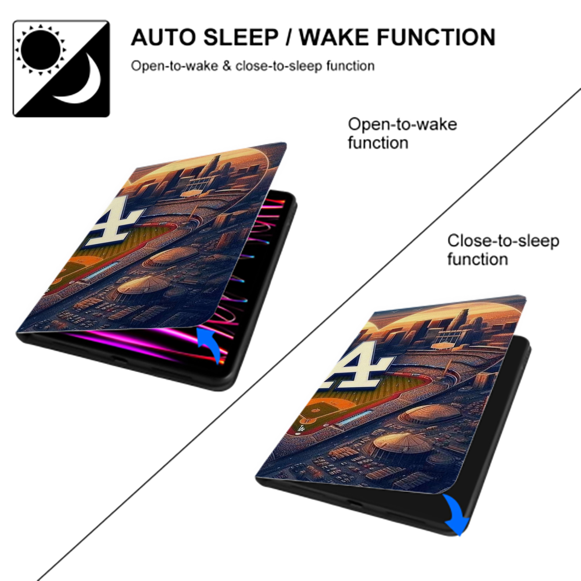  IPad Case Without Pencil Slot – Book-Style Cover With PU Leather & TPU – Slim, Durable, Scratch-Resistant, Full Protection & Easy Access