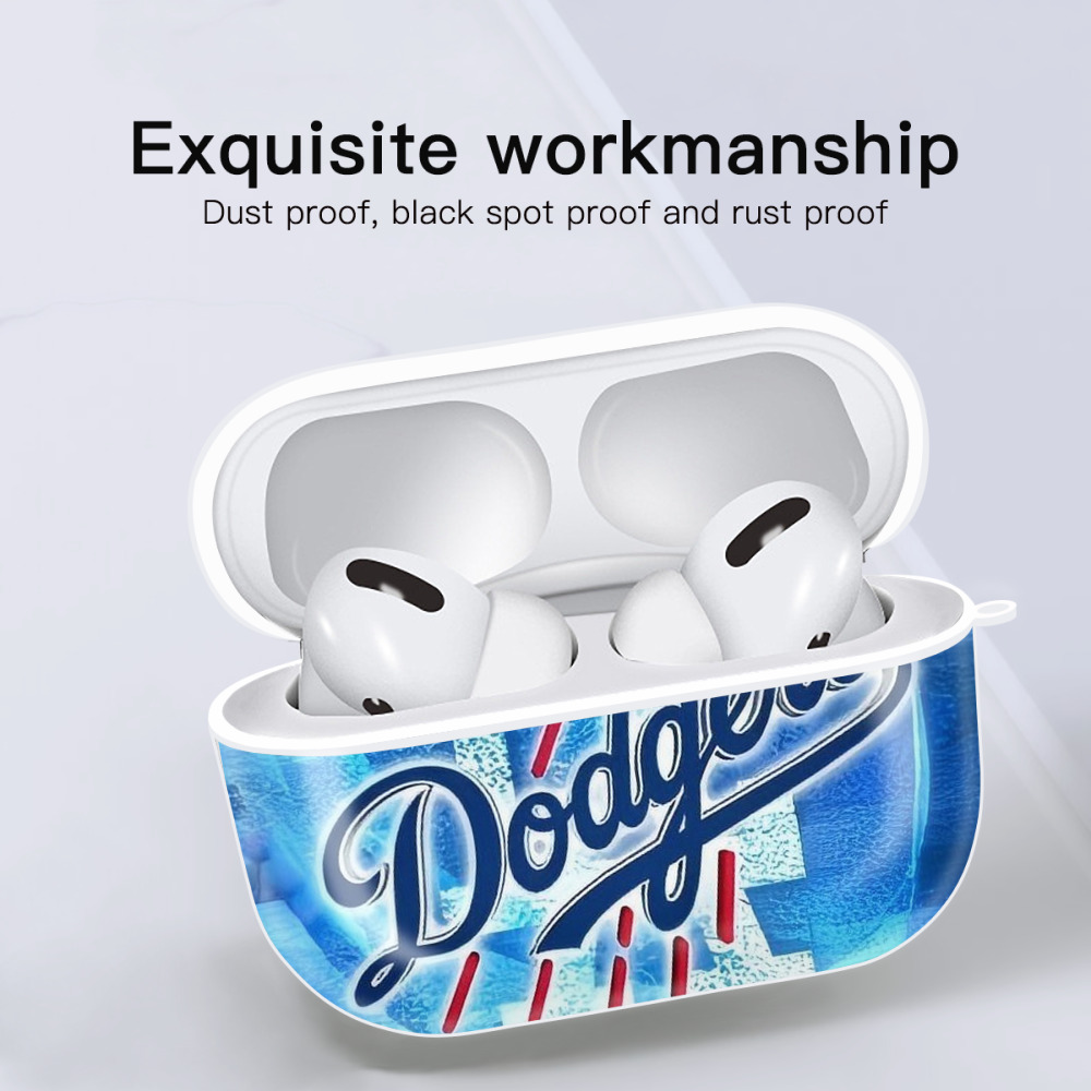  AirPods Pro Hard Case White With Keychain, Durable Flexible PC, Precise Cutouts, Anti-Fingerprint, Yellowing & Scratch Resistant, Full Protection, Washable