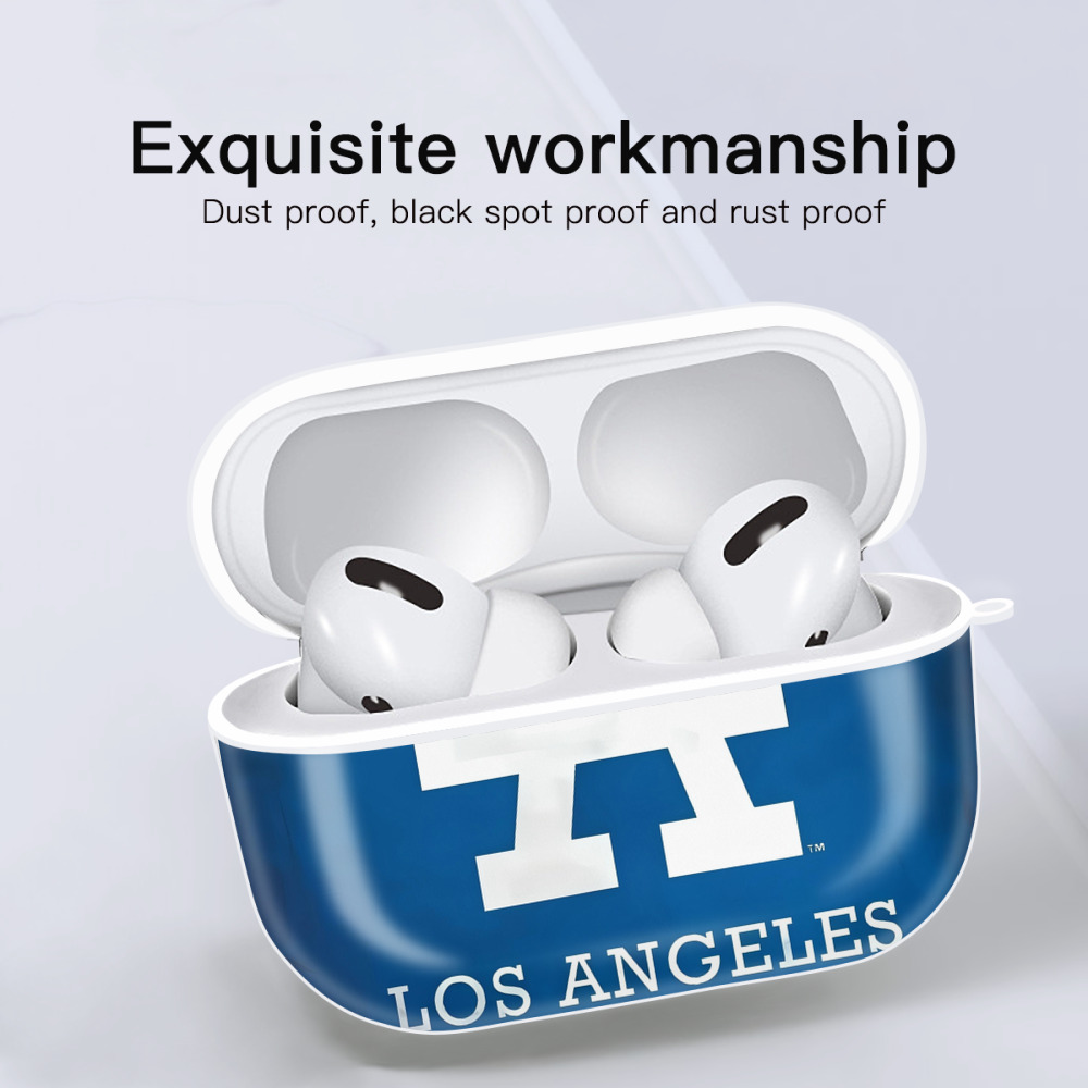  AirPods Pro Hard Case White With Keychain, Durable Flexible PC, Precise Cutouts, Anti-Fingerprint, Yellowing & Scratch Resistant, Full Protection, Washable