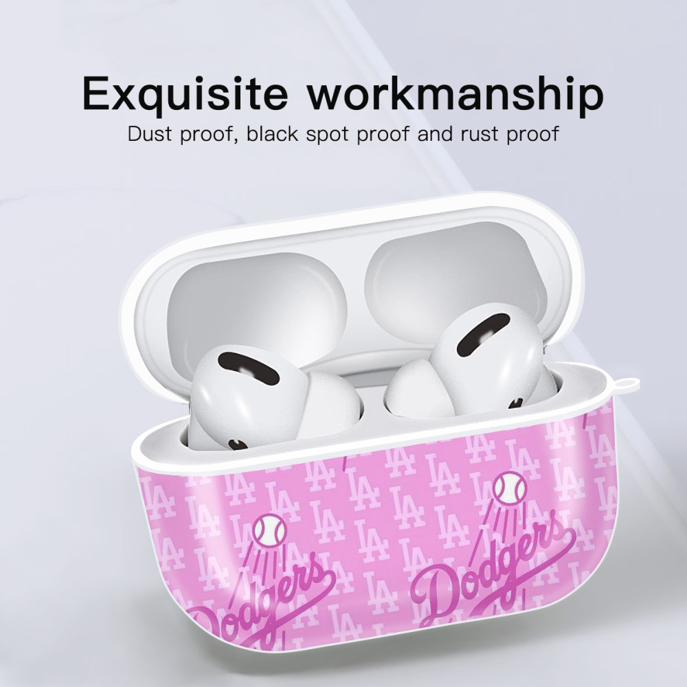  AirPods Pro Hard Case White With Keychain, Durable Flexible PC, Precise Cutouts, Anti-Fingerprint, Yellowing & Scratch Resistant, Full Protection, Washable