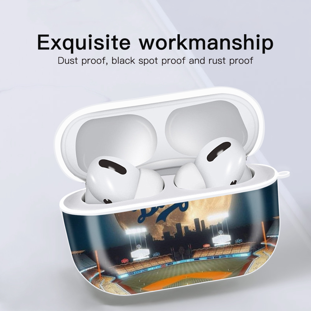  AirPods Pro Hard Case White With Keychain, Durable Flexible PC, Precise Cutouts, Anti-Fingerprint, Yellowing & Scratch Resistant, Full Protection, Washable