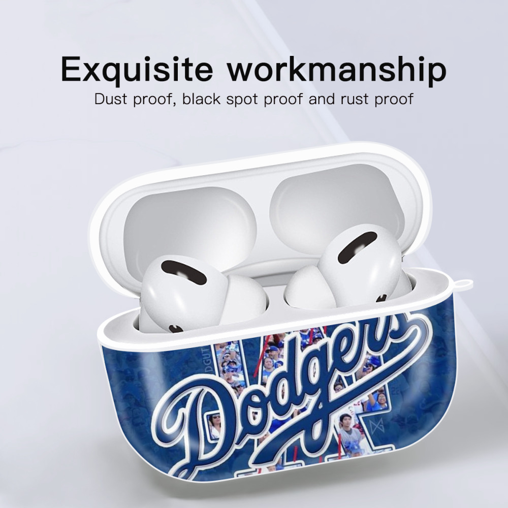  AirPods Pro Hard Case White With Keychain, Durable Flexible PC, Precise Cutouts, Anti-Fingerprint, Yellowing & Scratch Resistant, Full Protection, Washable