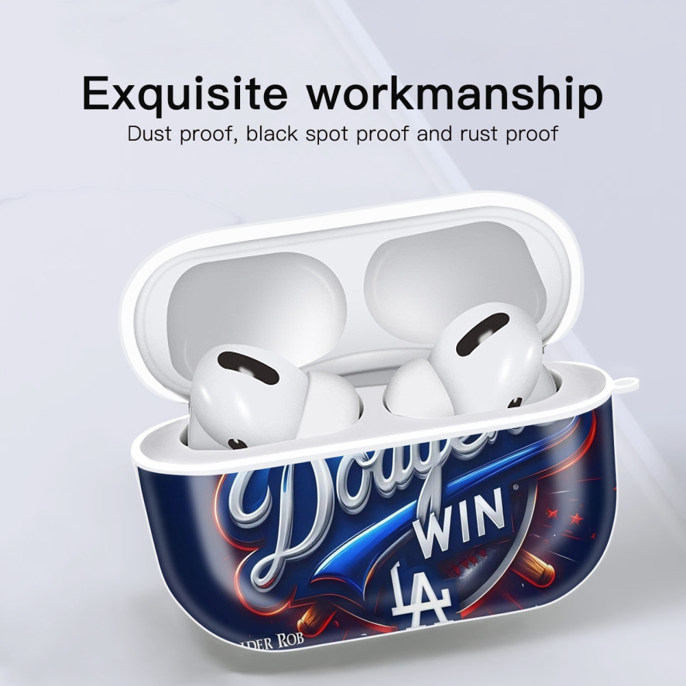  AirPods Pro Hard Case White With Keychain, Durable Flexible PC, Precise Cutouts, Anti-Fingerprint, Yellowing & Scratch Resistant, Full Protection, Washable