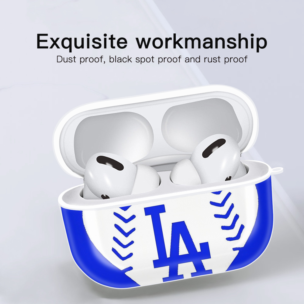  AirPods Pro Hard Case White With Keychain, Durable Flexible PC, Precise Cutouts, Anti-Fingerprint, Yellowing & Scratch Resistant, Full Protection, Washable