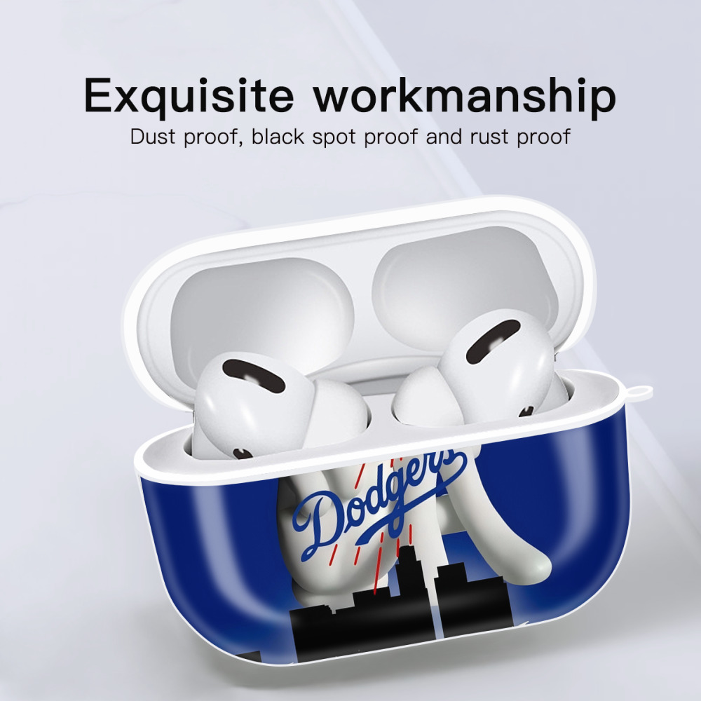  AirPods Pro Hard Case White With Keychain, Durable Flexible PC, Precise Cutouts, Anti-Fingerprint, Yellowing & Scratch Resistant, Full Protection, Washable