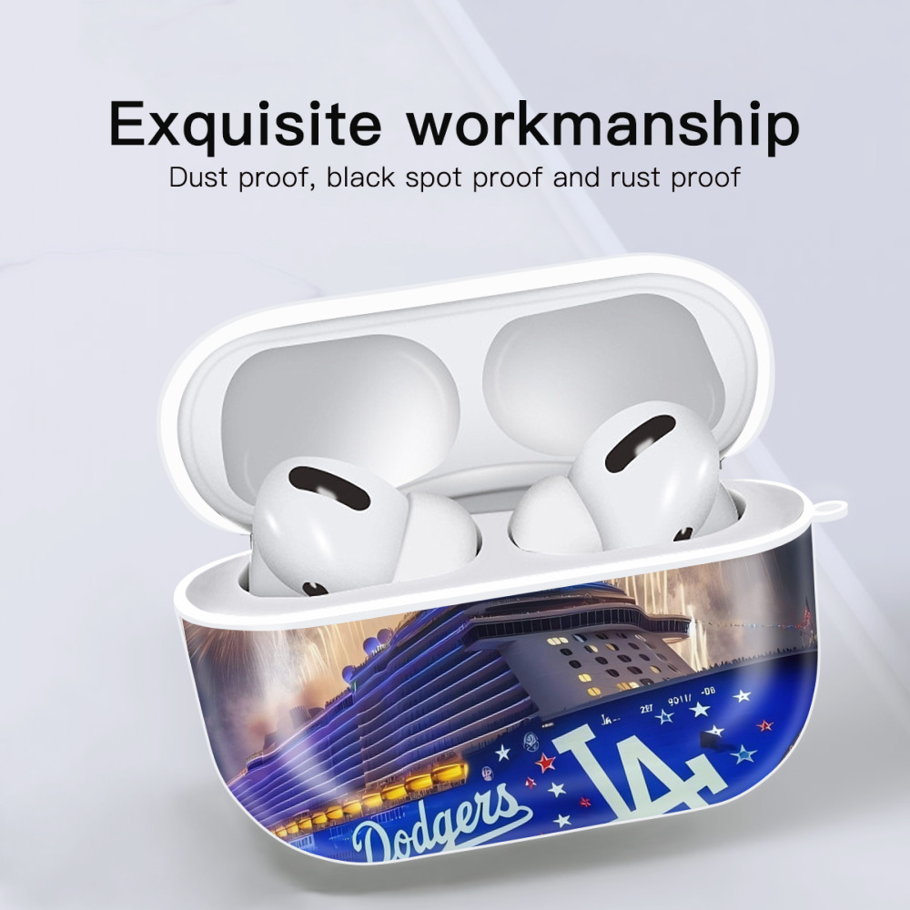  AirPods Pro Hard Case White With Keychain, Durable Flexible PC, Precise Cutouts, Anti-Fingerprint, Yellowing & Scratch Resistant, Full Protection, Washable