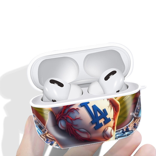  AirPods Pro Hard Case White With Keychain, Durable Flexible PC, Precise Cutouts, Anti-Fingerprint, Yellowing & Scratch Resistant, Full Protection, Washable