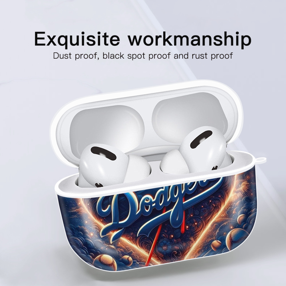  AirPods Pro Hard Case White With Keychain, Durable Flexible PC, Precise Cutouts, Anti-Fingerprint, Yellowing & Scratch Resistant, Full Protection, Washable