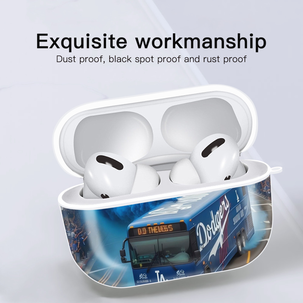  AirPods Pro Hard Case White With Keychain, Durable Flexible PC, Precise Cutouts, Anti-Fingerprint, Yellowing & Scratch Resistant, Full Protection, Washable