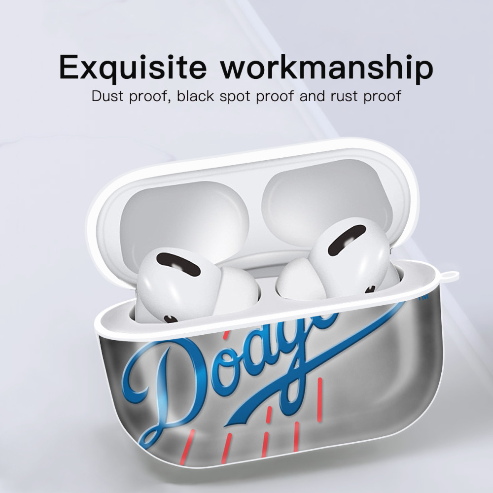  AirPods Pro Hard Case White With Keychain, Durable Flexible PC, Precise Cutouts, Anti-Fingerprint, Yellowing & Scratch Resistant, Full Protection, Washable