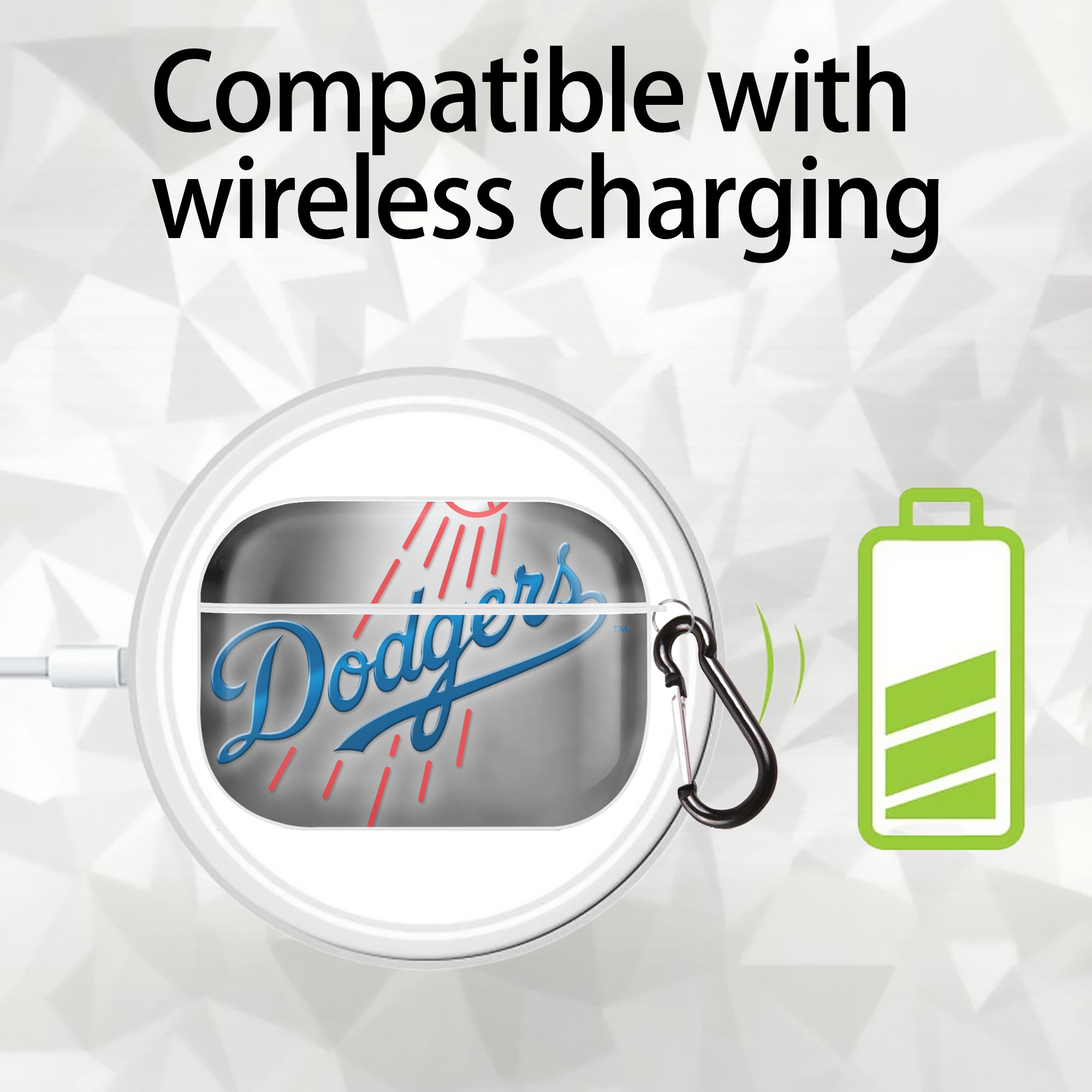  AirPods Pro Hard Case White With Keychain, Durable Flexible PC, Precise Cutouts, Anti-Fingerprint, Yellowing & Scratch Resistant, Full Protection, Washable