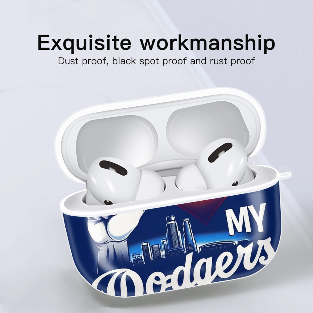  AirPods Pro Hard Case White With Keychain, Durable Flexible PC, Precise Cutouts, Anti-Fingerprint, Yellowing & Scratch Resistant, Full Protection, Washable