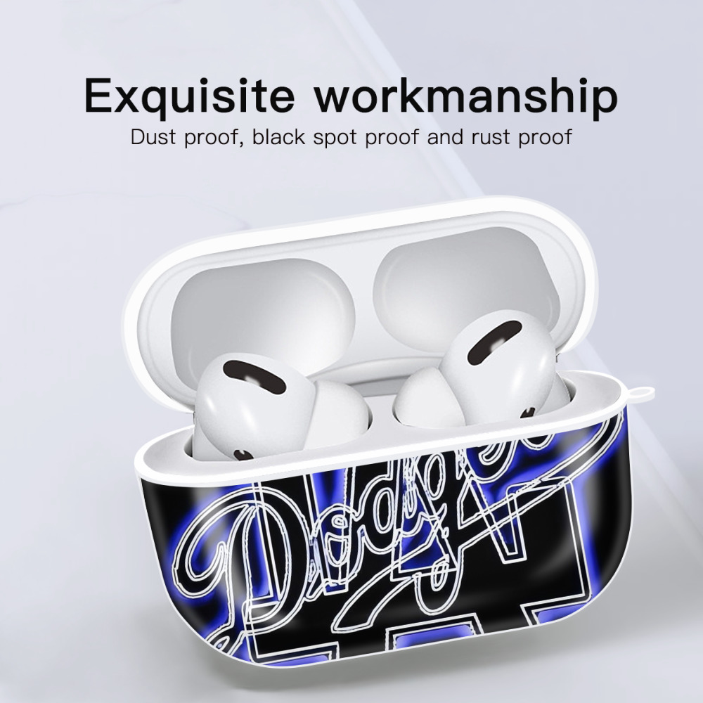  AirPods Pro Hard Case White With Keychain, Durable Flexible PC, Precise Cutouts, Anti-Fingerprint, Yellowing & Scratch Resistant, Full Protection, Washable