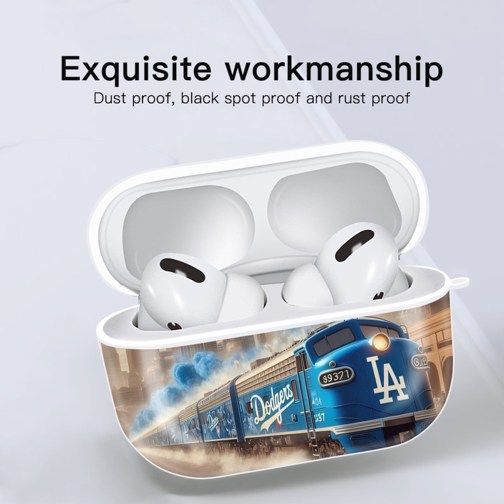  AirPods Pro Hard Case White With Keychain, Durable Flexible PC, Precise Cutouts, Anti-Fingerprint, Yellowing & Scratch Resistant, Full Protection, Washable