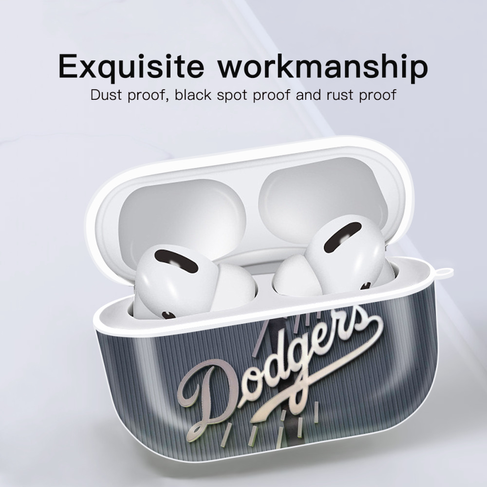  AirPods Pro Hard Case White With Keychain, Durable Flexible PC, Precise Cutouts, Anti-Fingerprint, Yellowing & Scratch Resistant, Full Protection, Washable