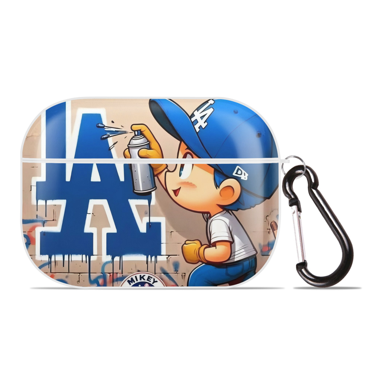  AirPods Pro Hard Case White With Keychain, Durable Flexible PC, Precise Cutouts, Anti-Fingerprint, Yellowing & Scratch Resistant, Full Protection, Washable