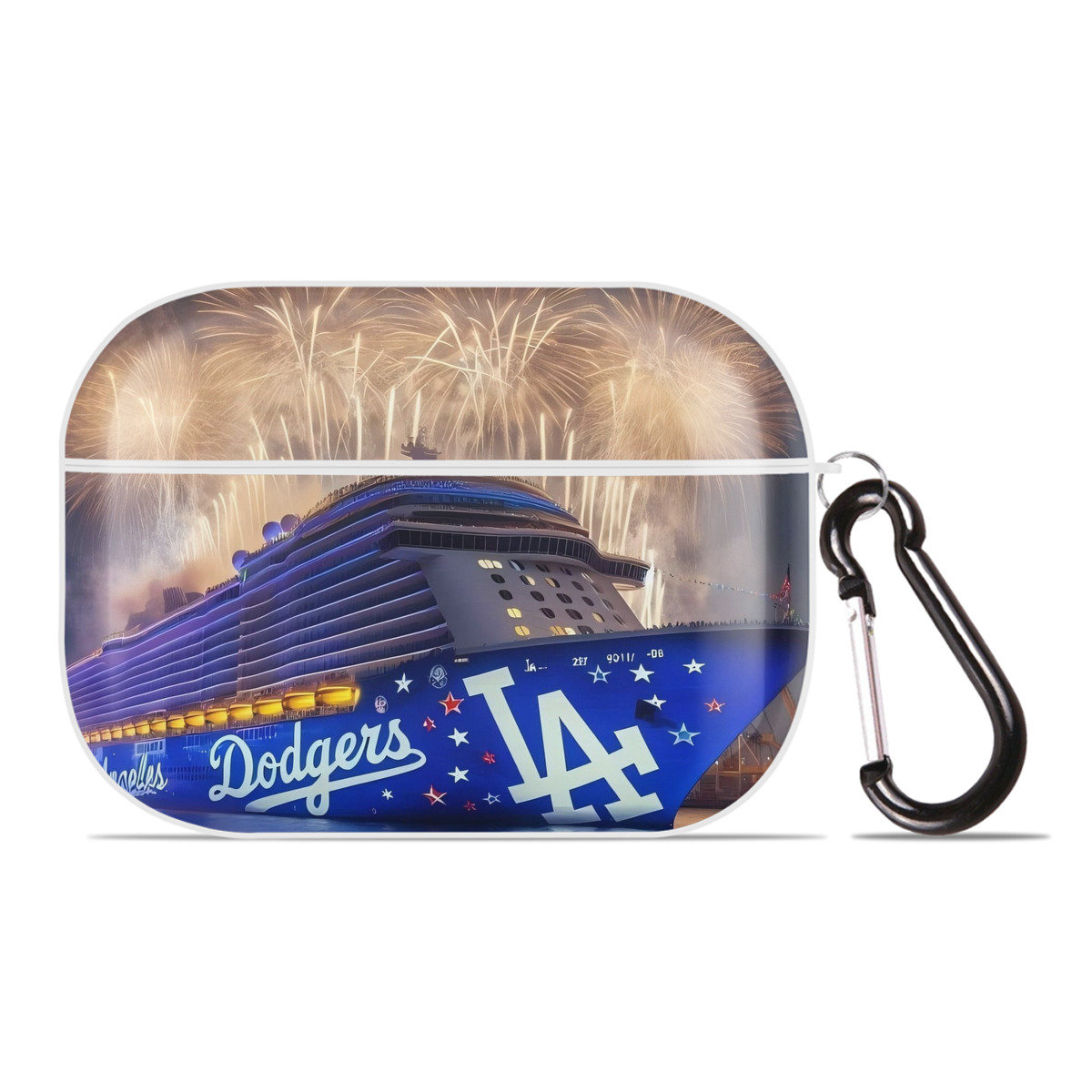  AirPods Pro Hard Case White With Keychain, Durable Flexible PC, Precise Cutouts, Anti-Fingerprint, Yellowing & Scratch Resistant, Full Protection, Washable