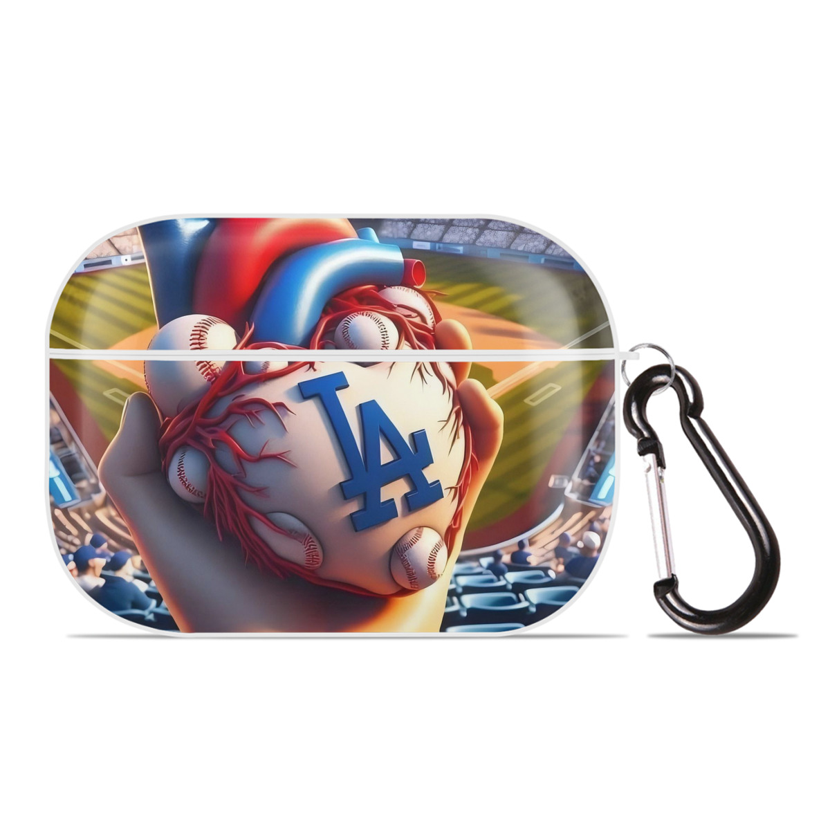  AirPods Pro Hard Case White With Keychain, Durable Flexible PC, Precise Cutouts, Anti-Fingerprint, Yellowing & Scratch Resistant, Full Protection, Washable