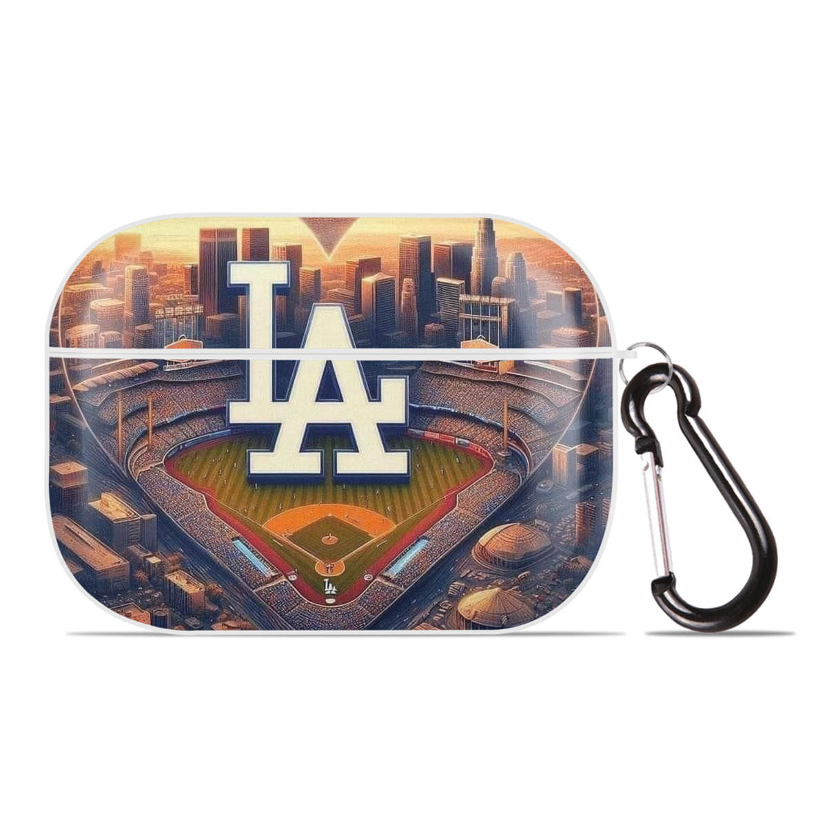  AirPods Pro Hard Case White With Keychain, Durable Flexible PC, Precise Cutouts, Anti-Fingerprint, Yellowing & Scratch Resistant, Full Protection, Washable