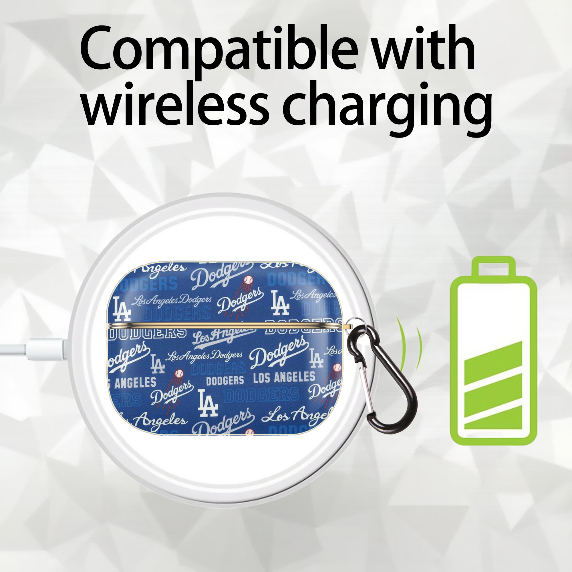  Luxury Gold AirPods Pro Case With Keychain, Flexible PC Material, Full Protection, Precise Cutouts, Anti-Fingerprint, Washable, Durable Design