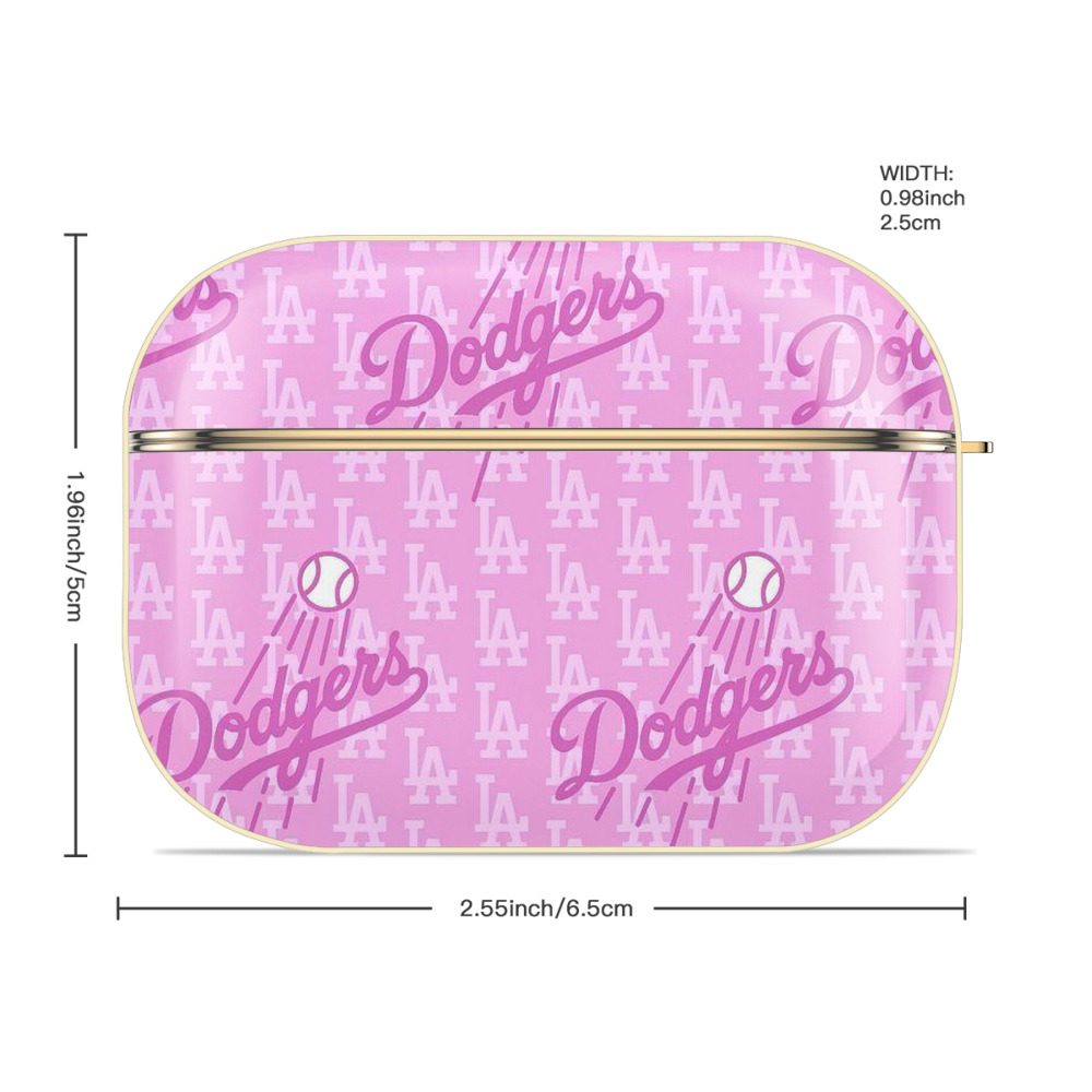  Luxury Gold AirPods Pro Case With Keychain, Flexible PC Material, Full Protection, Precise Cutouts, Anti-Fingerprint, Washable, Durable Design