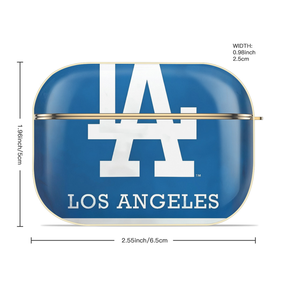  Luxury Gold AirPods Pro Case With Keychain, Flexible PC Material, Full Protection, Precise Cutouts, Anti-Fingerprint, Washable, Durable Design