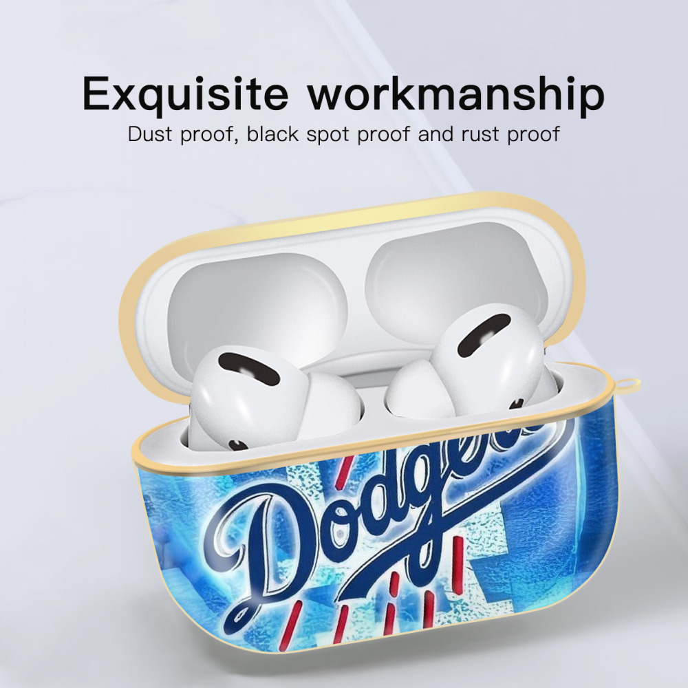  Luxury Gold AirPods Pro Case With Keychain, Flexible PC Material, Full Protection, Precise Cutouts, Anti-Fingerprint, Washable, Durable Design