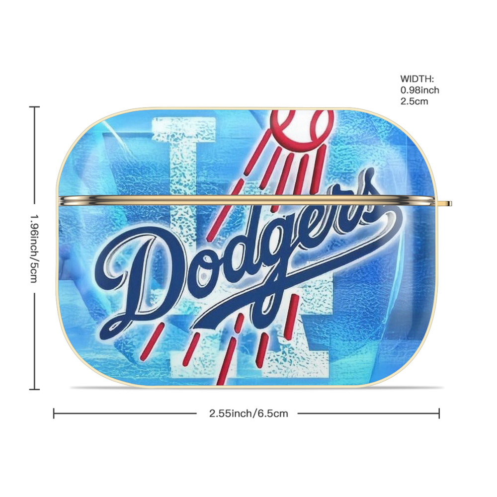  Luxury Gold AirPods Pro Case With Keychain, Flexible PC Material, Full Protection, Precise Cutouts, Anti-Fingerprint, Washable, Durable Design