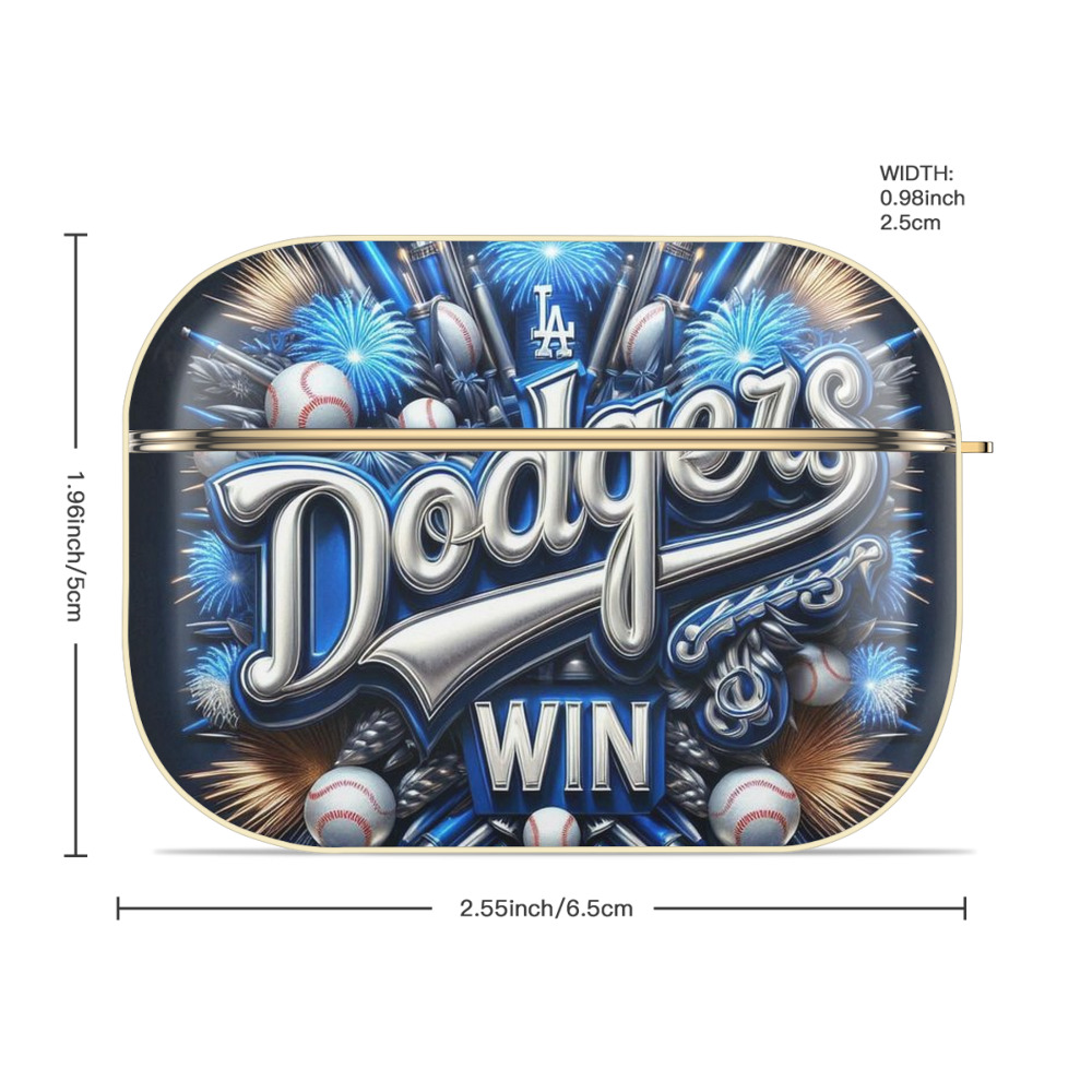  Luxury Gold AirPods Pro Case With Keychain, Flexible PC Material, Full Protection, Precise Cutouts, Anti-Fingerprint, Washable, Durable Design