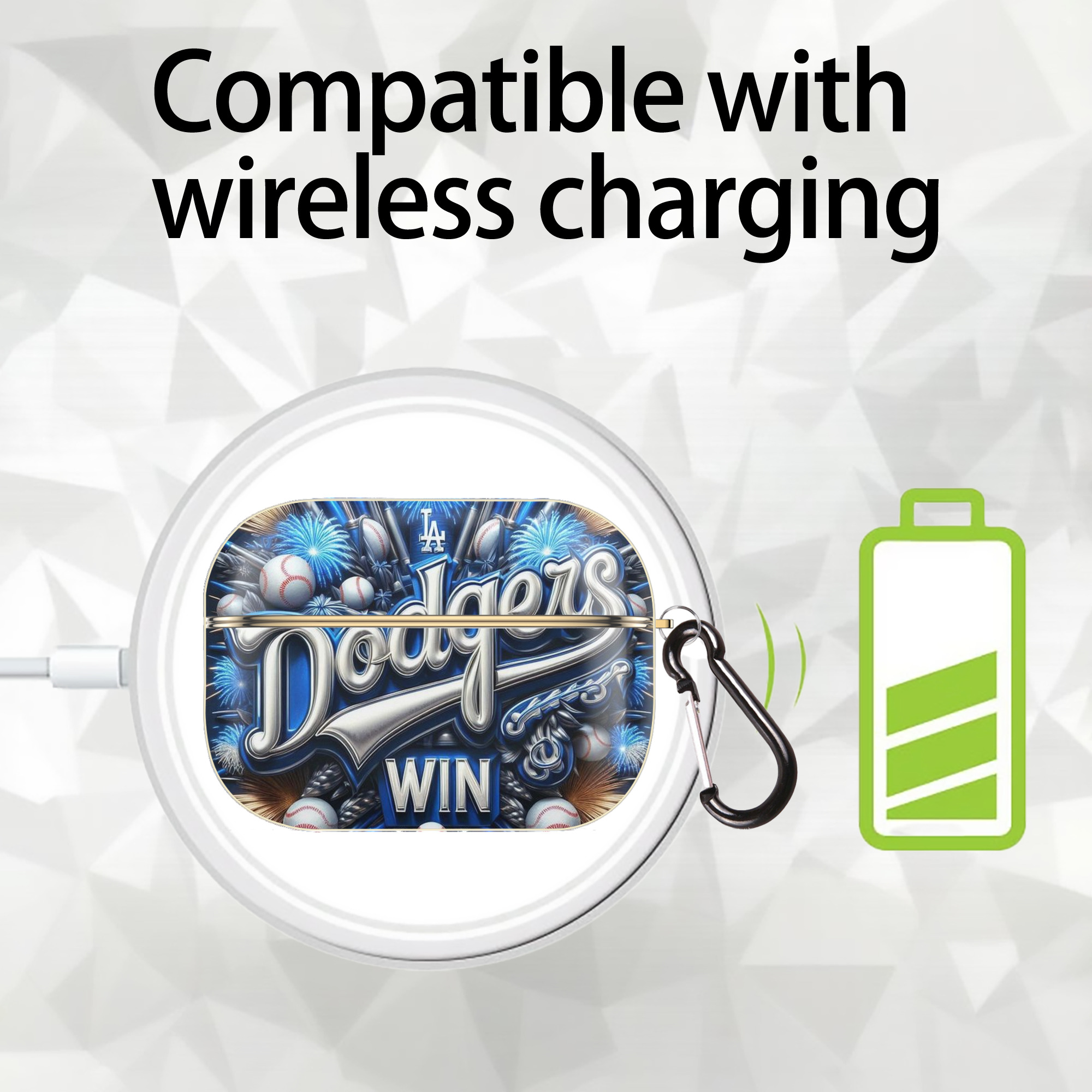  Luxury Gold AirPods Pro Case With Keychain, Flexible PC Material, Full Protection, Precise Cutouts, Anti-Fingerprint, Washable, Durable Design