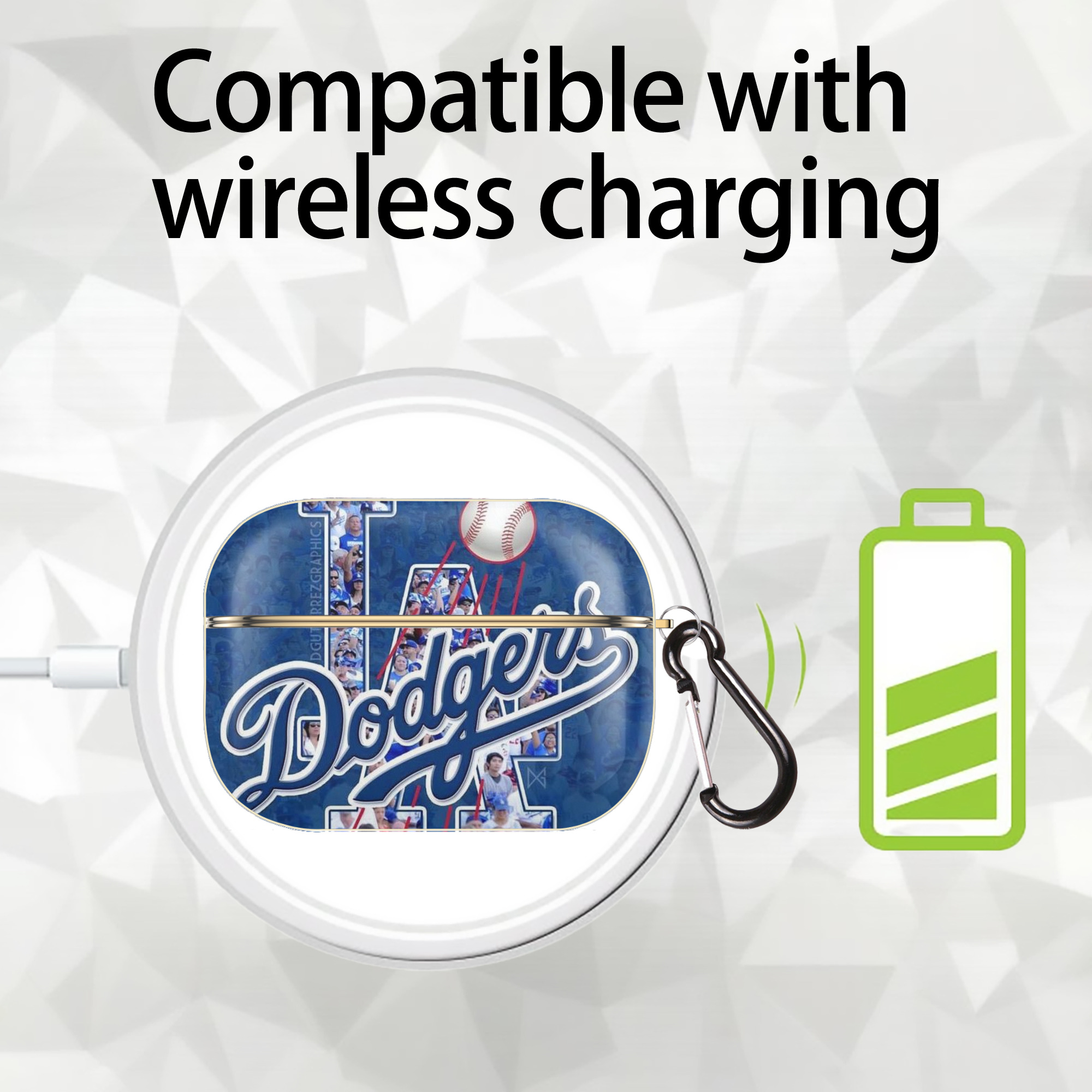  Luxury Gold AirPods Pro Case With Keychain, Flexible PC Material, Full Protection, Precise Cutouts, Anti-Fingerprint, Washable, Durable Design