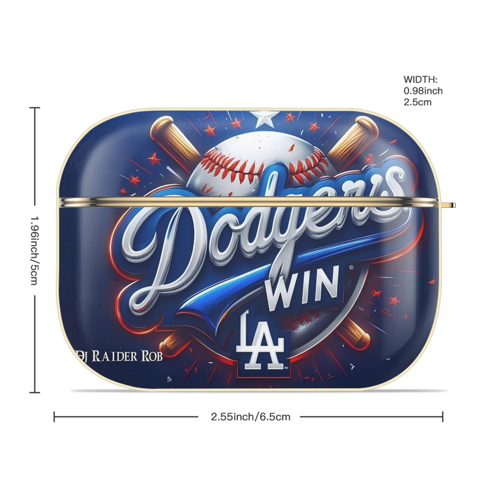  Luxury Gold AirPods Pro Case With Keychain, Flexible PC Material, Full Protection, Precise Cutouts, Anti-Fingerprint, Washable, Durable Design