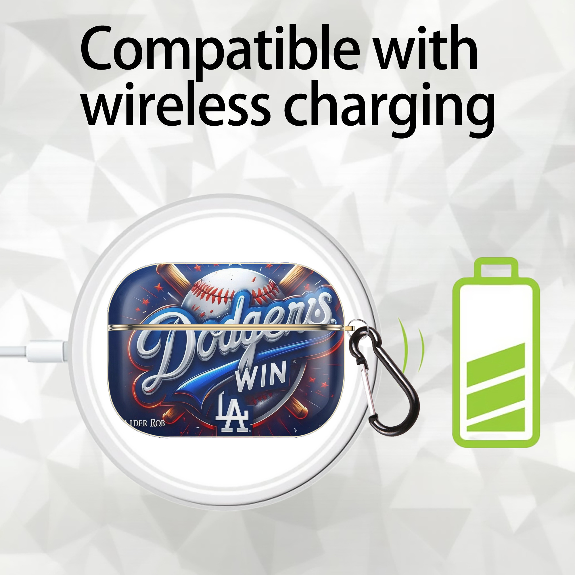  Luxury Gold AirPods Pro Case With Keychain, Flexible PC Material, Full Protection, Precise Cutouts, Anti-Fingerprint, Washable, Durable Design