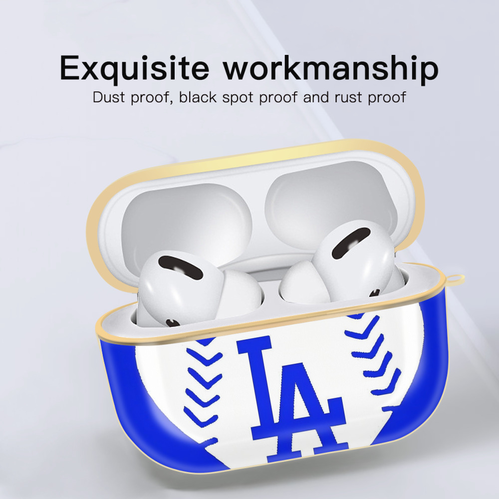  Luxury Gold AirPods Pro Case With Keychain, Flexible PC Material, Full Protection, Precise Cutouts, Anti-Fingerprint, Washable, Durable Design