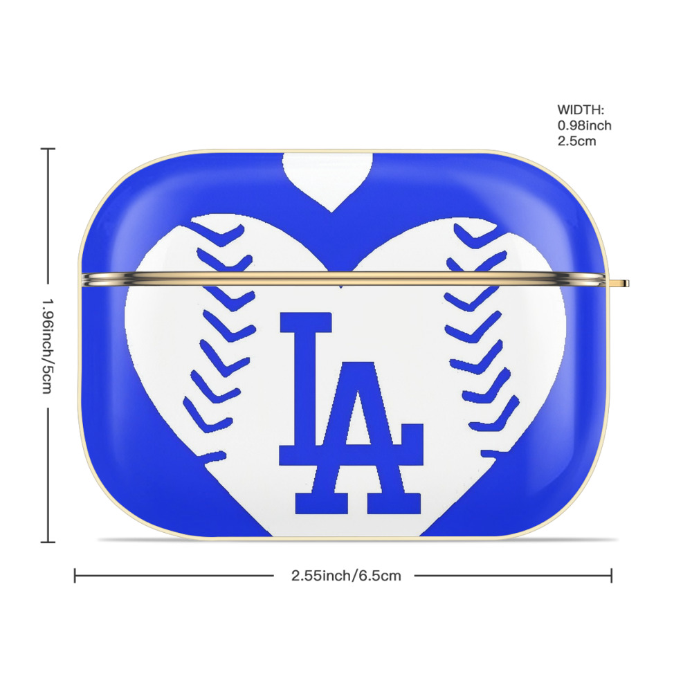  Luxury Gold AirPods Pro Case With Keychain, Flexible PC Material, Full Protection, Precise Cutouts, Anti-Fingerprint, Washable, Durable Design