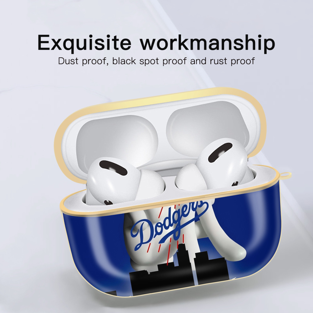  Luxury Gold AirPods Pro Case With Keychain, Flexible PC Material, Full Protection, Precise Cutouts, Anti-Fingerprint, Washable, Durable Design