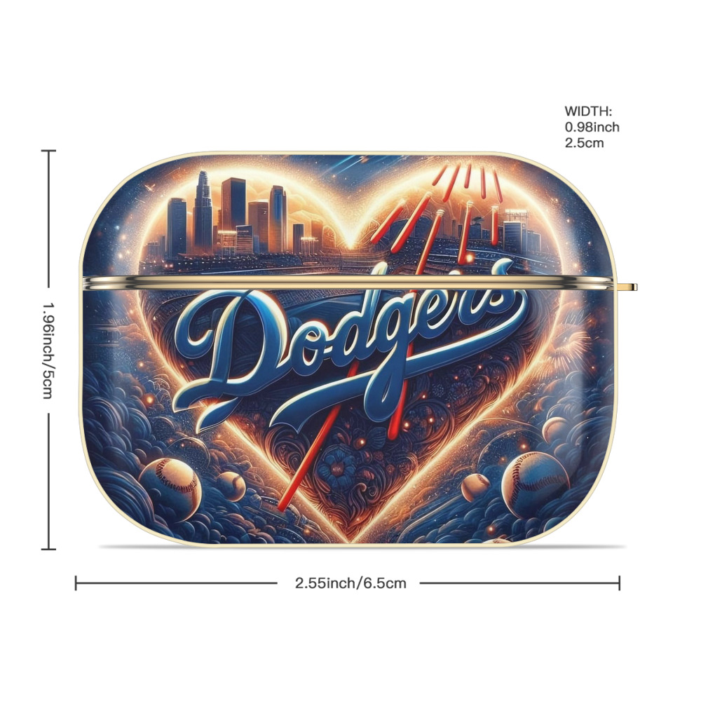  Luxury Gold AirPods Pro Case With Keychain, Flexible PC Material, Full Protection, Precise Cutouts, Anti-Fingerprint, Washable, Durable Design