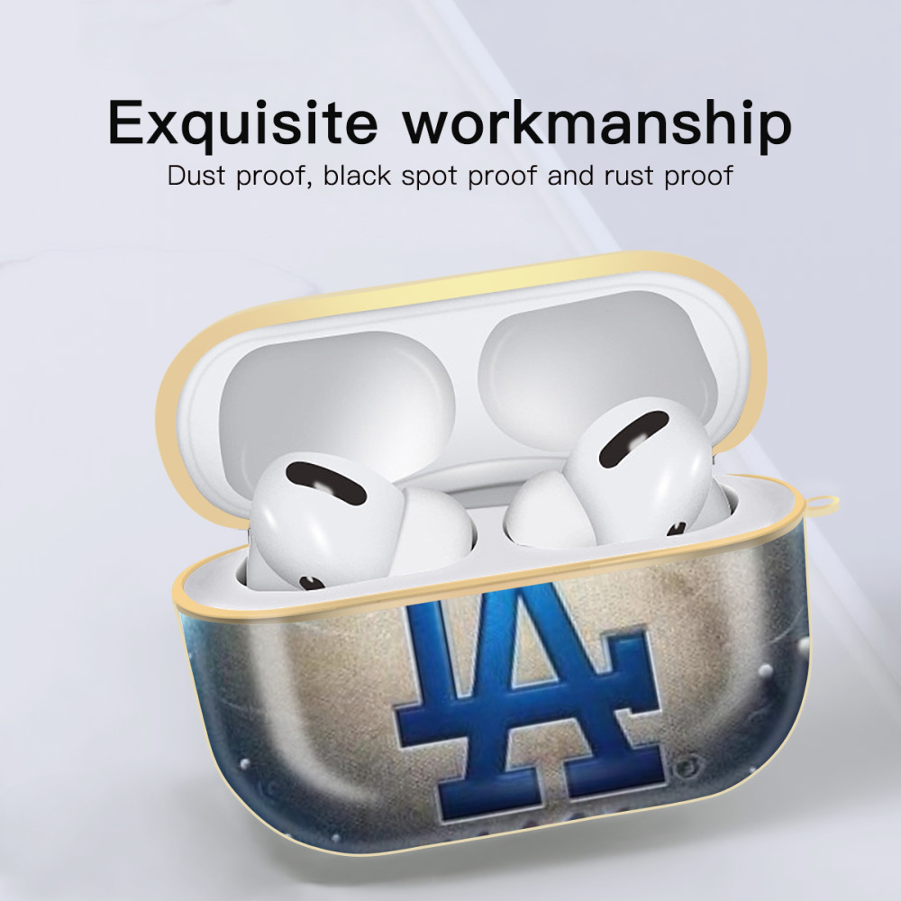  Luxury Gold AirPods Pro Case With Keychain, Flexible PC Material, Full Protection, Precise Cutouts, Anti-Fingerprint, Washable, Durable Design