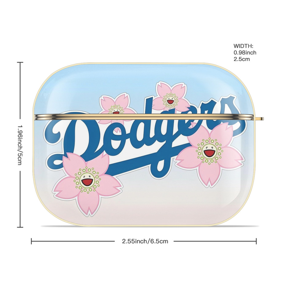  Luxury Gold AirPods Pro Case With Keychain, Flexible PC Material, Full Protection, Precise Cutouts, Anti-Fingerprint, Washable, Durable Design