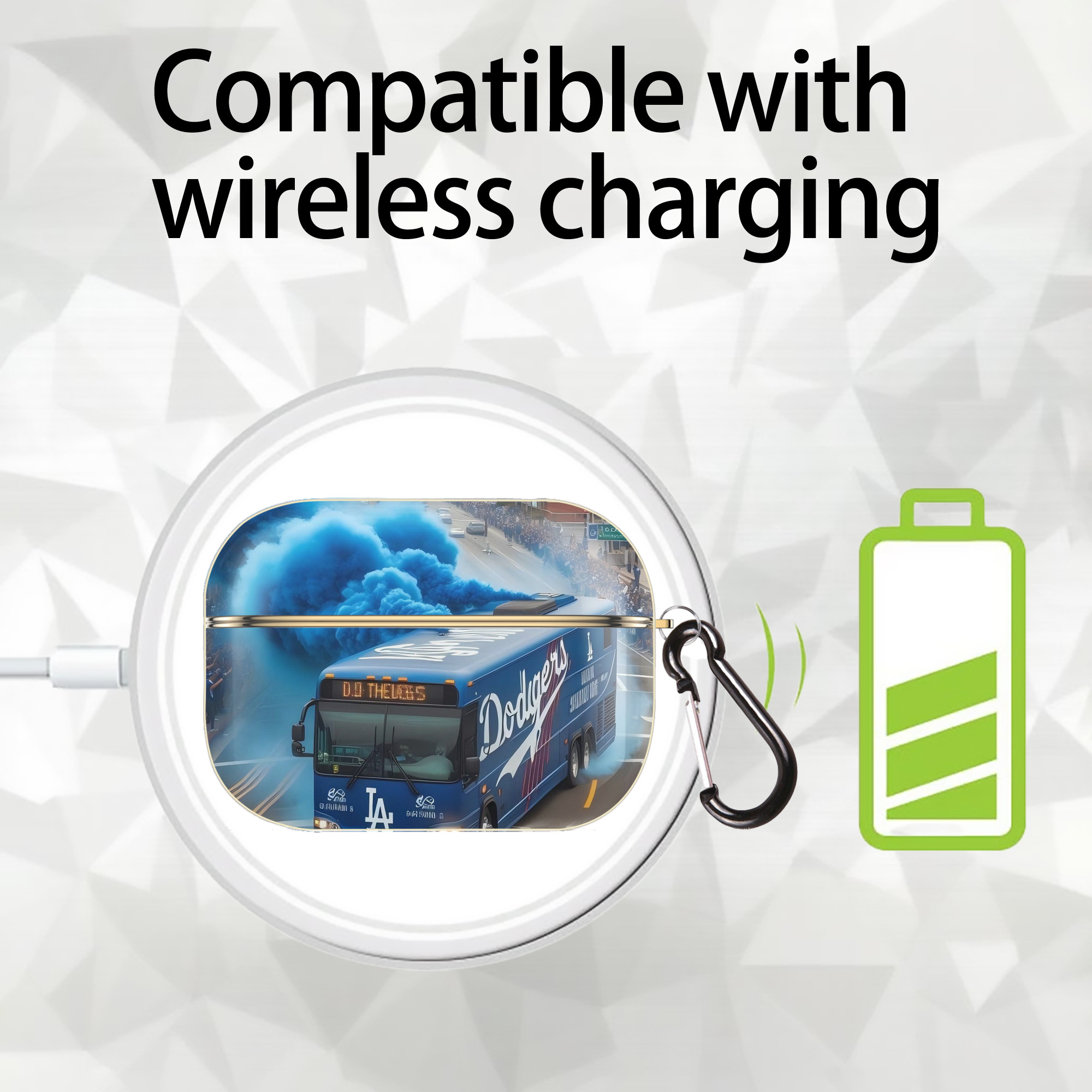  Luxury Gold AirPods Pro Case With Keychain, Flexible PC Material, Full Protection, Precise Cutouts, Anti-Fingerprint, Washable, Durable Design