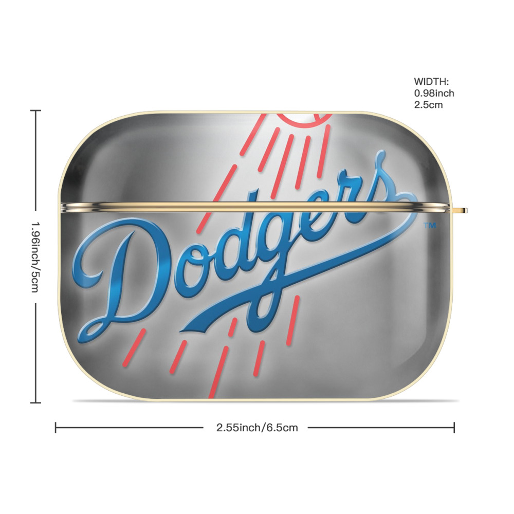  Luxury Gold AirPods Pro Case With Keychain, Flexible PC Material, Full Protection, Precise Cutouts, Anti-Fingerprint, Washable, Durable Design