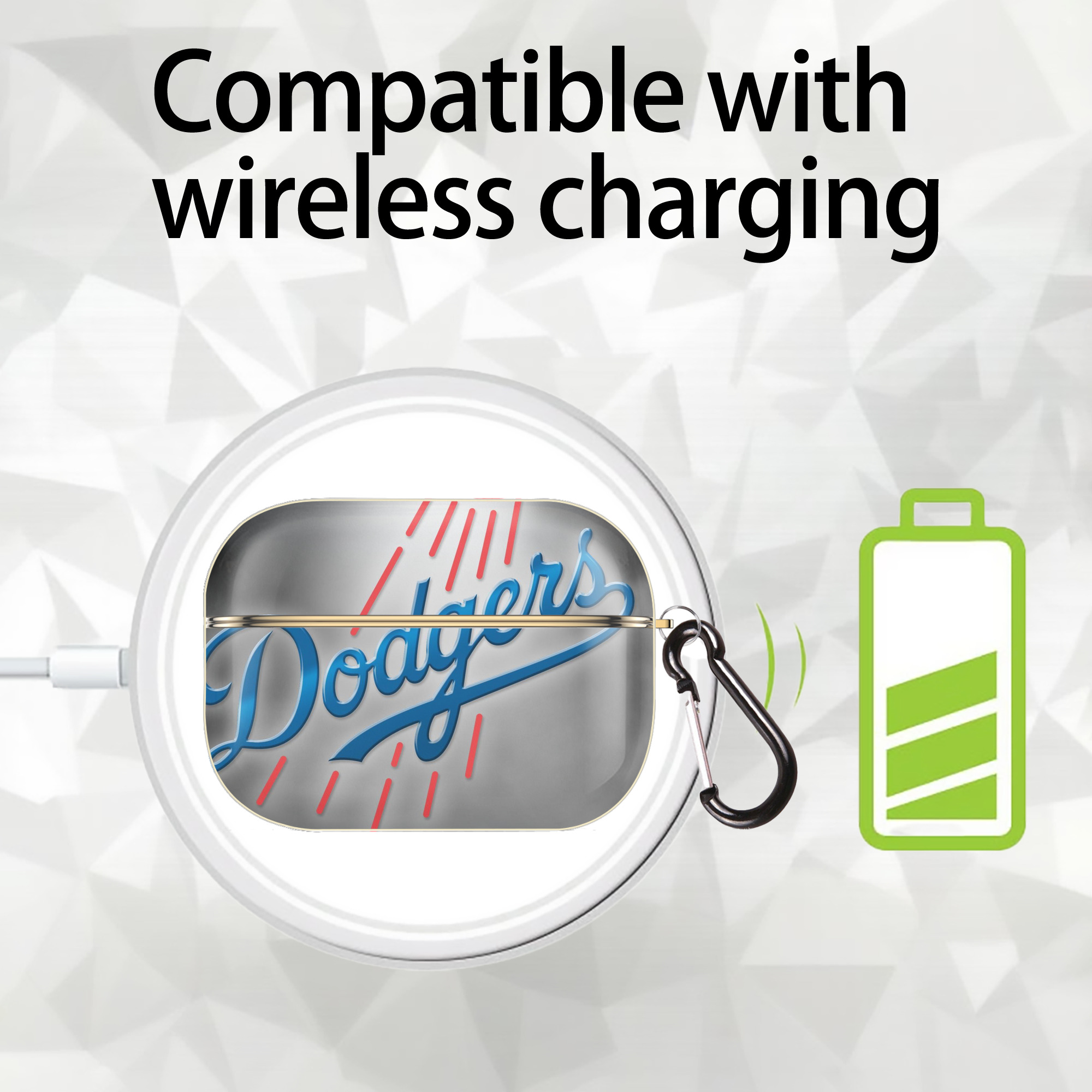  Luxury Gold AirPods Pro Case With Keychain, Flexible PC Material, Full Protection, Precise Cutouts, Anti-Fingerprint, Washable, Durable Design